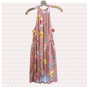 Pomelo Floral Sleeveless Dress Small